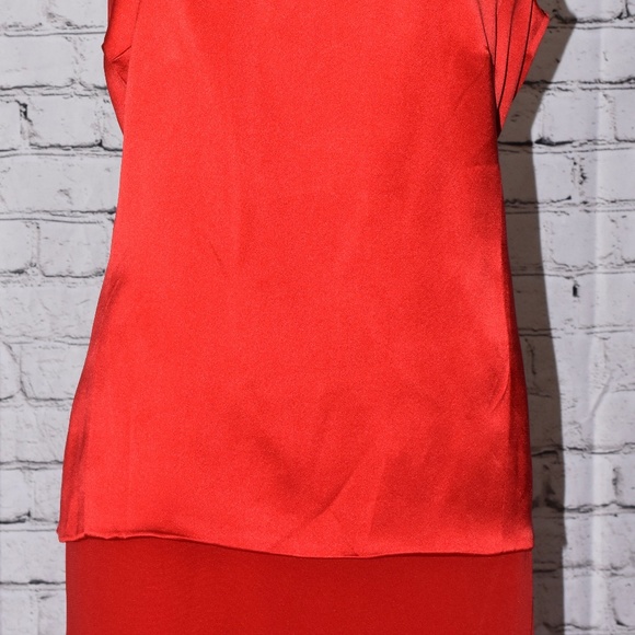 3pc Lourdes Chavez Haute Couture Red Silk Skirt Designer Suit Size S/M NEW!!! - Picture 5 of 15